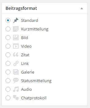 beitragsformat