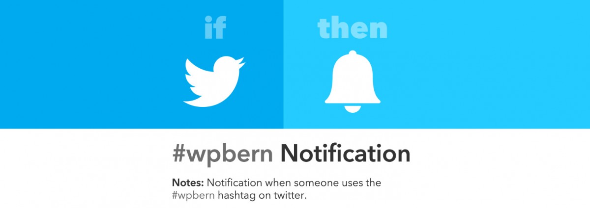 Wie ich mich über Tweets mit dem Hashtag #wpbern informiere